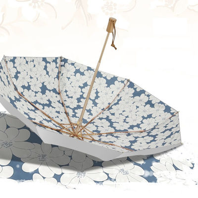 티타늄 은 접착제 자외선 보호 및 바람 저항을 위한 자외선 우산