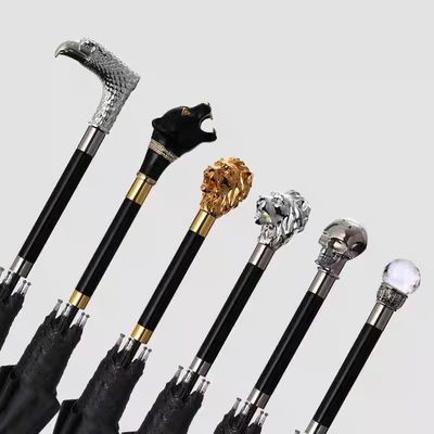 일본 동물 머리 검은색 크리에이티브 인격체용 맞춤형 직립 바 우산