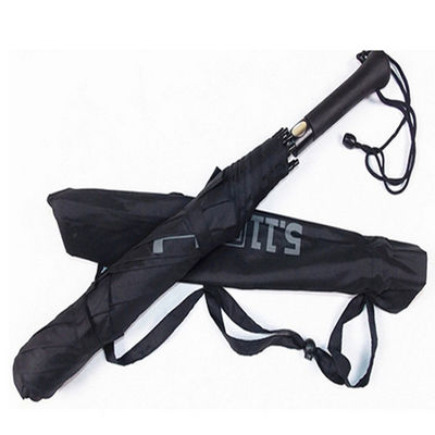 120cm 열기 직경 2중 자동 강화 빗 골프 우산 프로모션