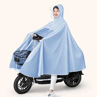 일용품 전기 자동차 레인웨어 일회용 비수건 PVC 컬러 폰초