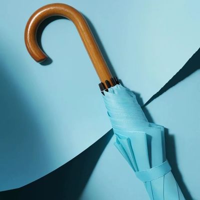 비즈니스 선물 8K 23인치 유리섬유 프레임 직선 뼈 우산