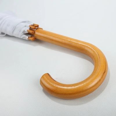 스페인의 맞춤형 색상 우산, 긴 유리섬유 프레임과 나무 손잡이