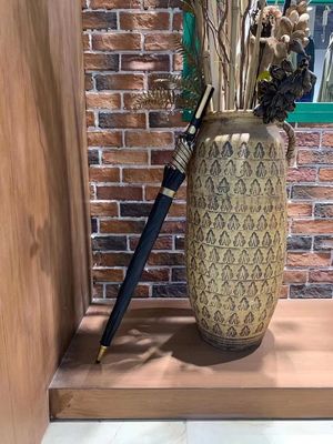 120cm 오픈 직경 X103 UV 보호 금 코팅 우산 비즈니스 및 골프