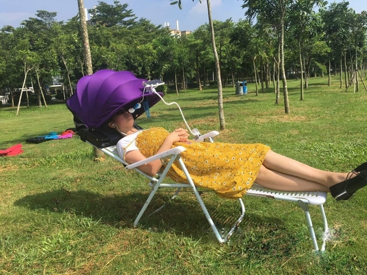 해변 햇볕 보호 미니 완전히 자동 머리 얼굴 헤드레스트 텐트