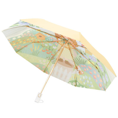 미니멀리즘 디자인 스타일 우산 자동 이중층 태양 우산 자외선 보호