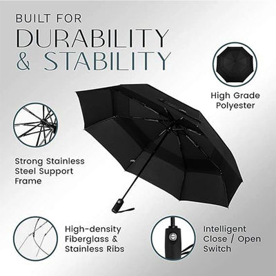 사용자 지정 로고 복제 휴지 우산 한 클릭 오픈 여행 우산 광고 선물