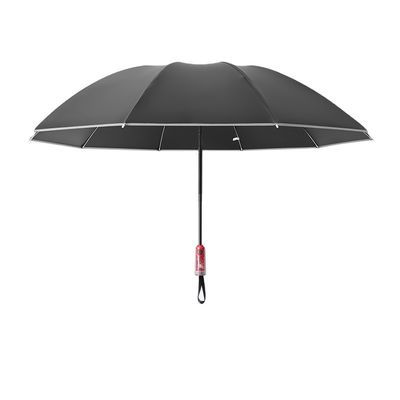 기계적 디자인 손잡이와 더 큰 커버링과 함께 성인 안전 반사 우산