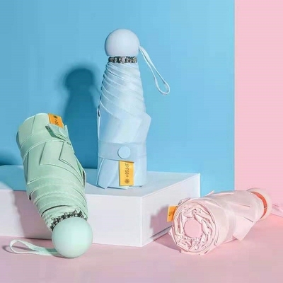 골프 우산 슈퍼 소형 우산 알루미늄 프레임 금속 UV 코팅 시장 우산