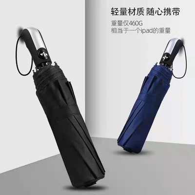 맞춤형 로고 인쇄 삼중 접기 자외선 빗자루 자외선 보호
